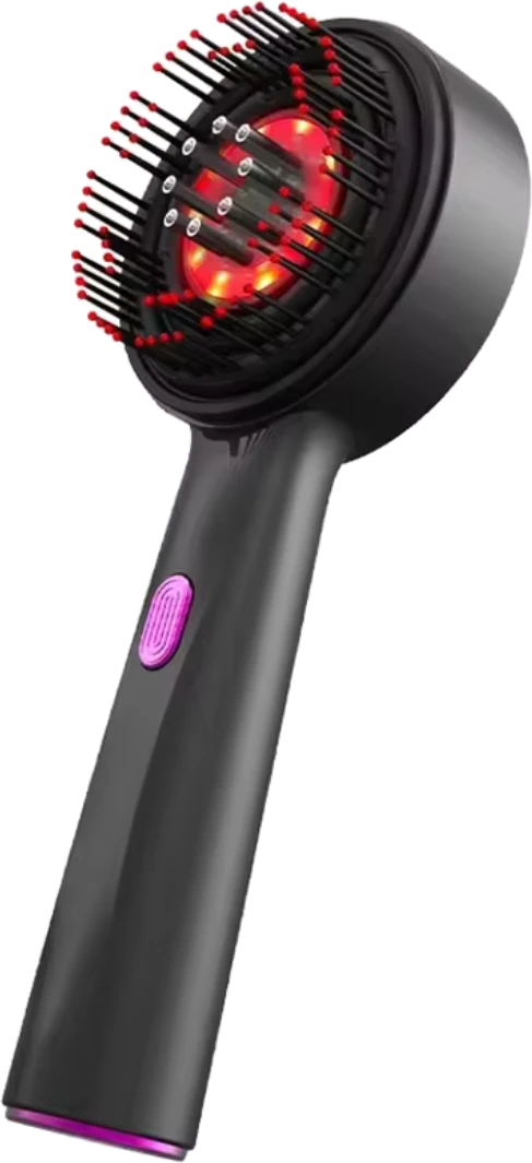 Brosse de massage lumière rouge