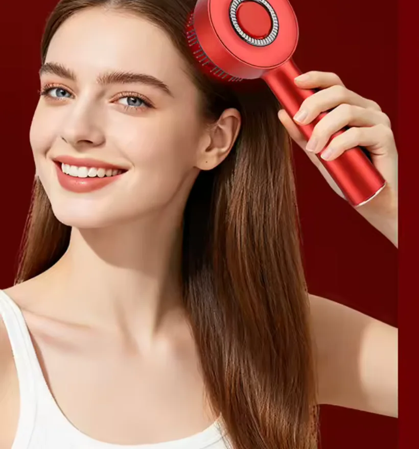 Brosse de massage lumière rouge